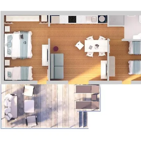 The Chic Lino Delle Fate Eco 2 Bed Bungalow Sleeps 7 別荘 *